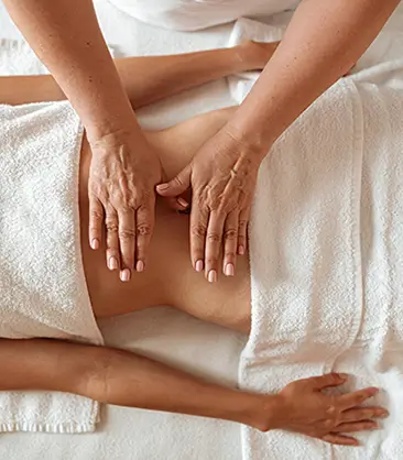 Massage mandala du ventre